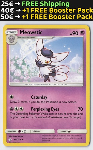 Meowstic sm10 214 - meowstic, #80/214