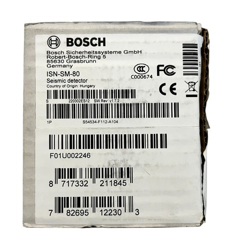 Rilevatore sismico bosch - rilevatore,