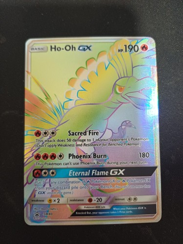 Pokemon tcg sm80 holo - ho-oh,