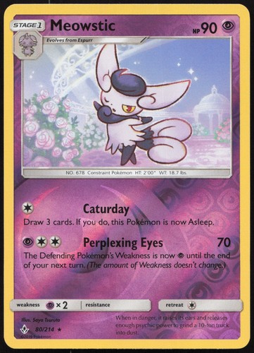 Meowstic reverse holo rare - meowstic,